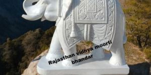 Marble Elephant Statue