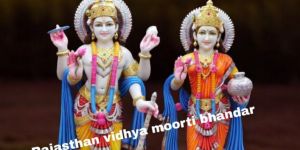 Marble Laxmi Narayan Statue
