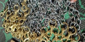 Brass Hook Dog Chain