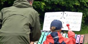 Multi-generational Outdoor Cavatina Musical Instrument for Kids