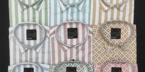 Mens Peach Cotton Twill Shirt