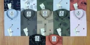 Mens Cotton Printed Shirt