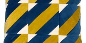 Vlevet Patchwork with Stripes Design Pillow Case