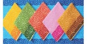 Pattern Candy Bath Towels