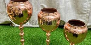 Metal Candle Holder Set