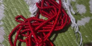 Red Gulnar Beads