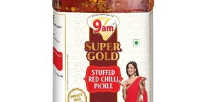 9am Stuffed Red Chilli Pickle
