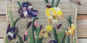 EMBROIDERED TULLE TOP