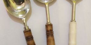 3 Piece Stainless Steel Serving Spoon Set