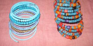 Multicolor Wooden Beads Bracelet