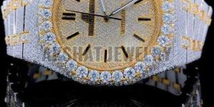 Round Moissanite Diamond Elegant Wrist Watch