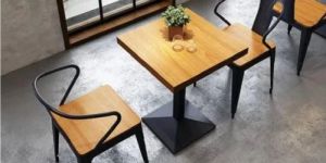 Hotel Brown Table Chair Set