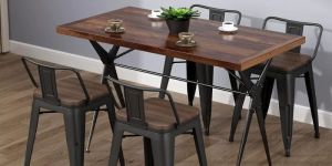Hotel Metal Table Chair Set