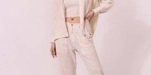 Handloom cotton co-ord set