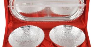Silver Plated Bowl Set
