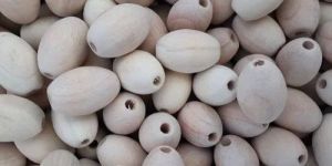 36x50 Mm Oval Shape Wooden Beads