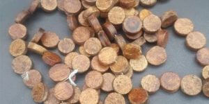 Flat Wooden Beads