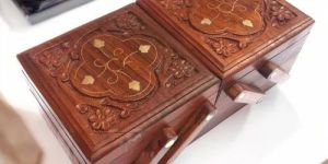 Wooden Folding Jewellery Box