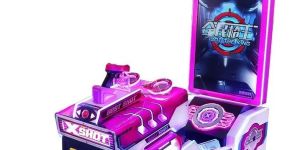 Single Player Coin Operated Gun Shooting X Shot
