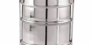 Round Stainless Steel Lunch Box