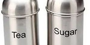 Stainless Steel Tea Sugar Container