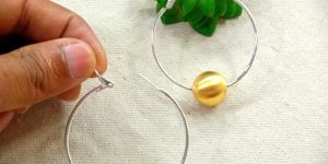 Stainless Steel Gold Plated Earrings