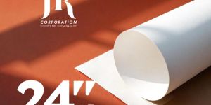 80 GSM 24'' 45mtr Super White Indian Plotter Paper Roll