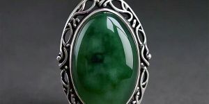 Hera Handmade Real Green Silver Chinese Jade Pendant