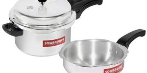 5 Lit Elite Induction Base ALU Pressure Cooker & Pan
