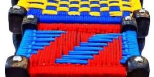 Laddu Gopal Wooden Khaat Toy