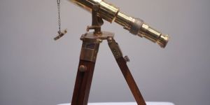 Vintage Tripod Telescope for Decor