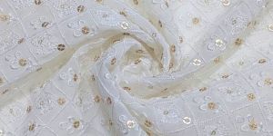 Lucknowi Lehenga Fabric Set