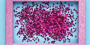 Luxurious Sequins Embroidery Wall Frame