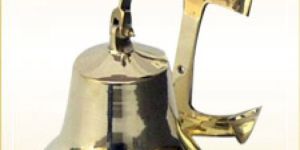 Brass Ship Anchor Bell