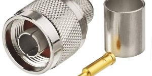 N Male Connector for LMR 300 Coaxial Cable - Crimping Connector