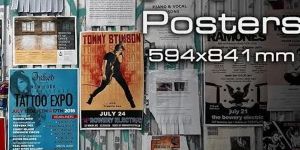 Wall Poster Printing and Pasting