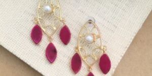 Akshara Pearl Drop Earrings