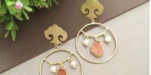 Geetanjali Golden Hoop Earrings
