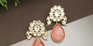 Vaishali Kundan Flower Drop Earring