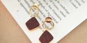 Vartika Raw Stone Drop Earring