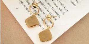 Wamika Golden Ring Drop Earrings