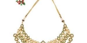 Rukhmani Woman Bridal Kundan Set