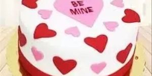 Pineapple Delight Cake with Heart