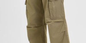 KHAKI MULTI-POCKET Mens CARGO PANTS