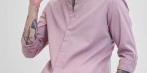 MAUVE Men Short Kurta