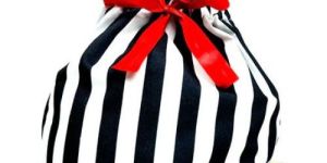 Black And White Color Printed Gift Bag