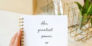 HER GREATEST POWER IS BELIEVING IN HERSELF WIRO NOTEBOOK