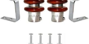 Curtain Finials with Bracket for 1 Inch/25 mm Rod