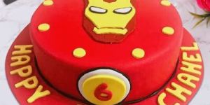 Iron Man Pineapple Birthday Cake