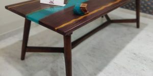 Epoxy Wooden Dining Table